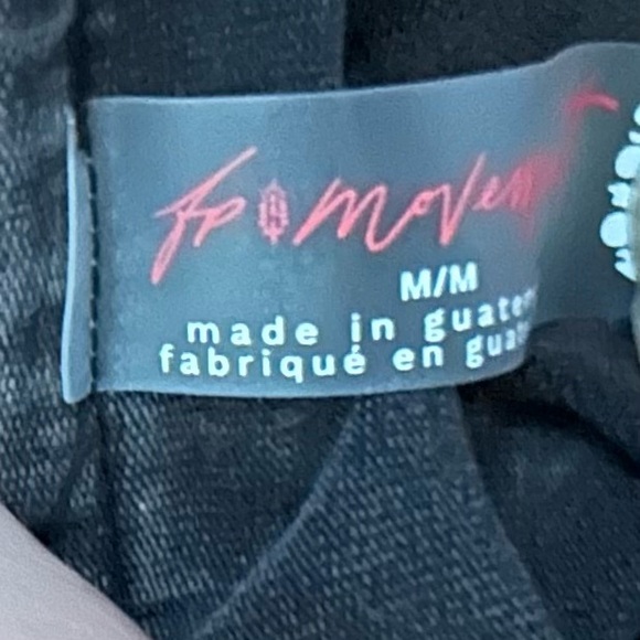 🍂NWOT Free People Hot Shot Mini Dress. Black. Size: Medium - Picture 10 of 12